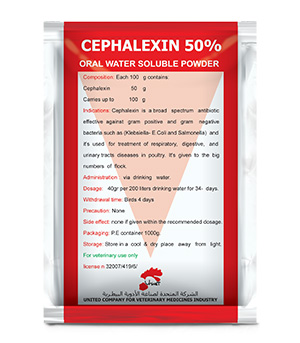 CEFALEXIN 50%