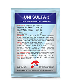 UNI SULFA 3